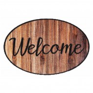 Vnitn istc prateln vstupn roho FLOMA Prestige Welcome wood - 50 x 75 x 0,7 cm - zvtit obrzek