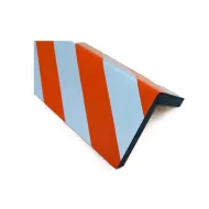 �erveno-b�l� p�nov� ochrana roh� zd�, st�n (roh) - 50 x 12,5 x 2 cm