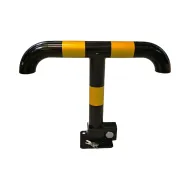 �erno-�lut� ocelov� sklopn� parkovac� z�brana FLOMA PB20 - 55 x 40 x 7 cm