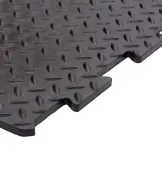 Gumov� z�t�ov� protiskluzov� podlaha (puzzle - st�ed) FLOMA RT15 - 100,5 x 101 x 1,2 cm