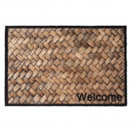 Vnitn istc prateln vstupn roho FLOMA Prestige Welcome wicker - 50 x 75 x 0,7 cm - zvtit obrzek