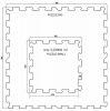 erno-blo-modr podlahov guma (puzzle - okraj) F
