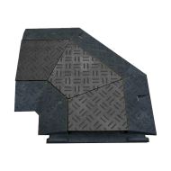 �ern� plastov� rohov� kabelov� most prav� zat��ka s v�kem - d�lka 50 cm, ���ka 43 cm, v��k