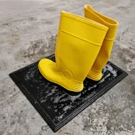 Gumov dezinfekn roho (vana) na boty, obuv, podrky FLOMA SD60 - 46 x 61 x 1,9 cm - zvtit obrzek