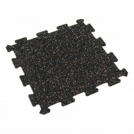 Černo-bílo-červená gumová modulová puzzle dlažba (střed) FLOMA FitFlo SF1050 - 47,8 x 47,8 - zvětšit obrázek