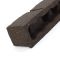 Hnědý gumový zahradní obrubník FLOMA Stone - 120 x