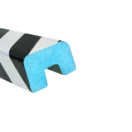 �erno-b�l� p�nov� v�stra�n� fotoluminiscen�n� ochrana roh� zd�, st�n PI-3 - 100 x 2 x 3 cm