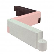 ern gumov dopadov obrubnk OB4 FLOMA - 115 x 15 x 30 cm - zvtit obrzek