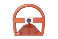 �erven� ocelov� parkovac� z�brana - 40 x 41 cm