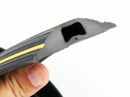 �erno-�lut� kabelov� most - d�lka 300 cm, ���ka 7 cm, v��ka 1 cm