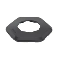 ern plastov (PVC) ztov zkladna pro dopravn kuely FLOMA - 1,7 kg - 28 cm - zvtit obrzek