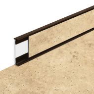 PVC vinylov� soklov� podlahov� li�ta Fortelock Business Tornes saturn C011 brown - 200 x 5 - zv�t�it obr�zek