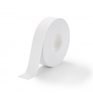 Bílá plastová voděodolná protiskluzová páska FLOMA Super Resilient - 18,3 m x 5 cm a tlouš