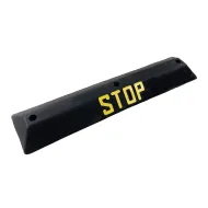 �ern� plastov� parkovac� doraz FLOMA STOP - 90 x 20 x 6,5 cm