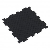 ern gumov puzzle terasov dlaba FLOMA Alpha Tile - 30 x 30 x 0,5 cm - 10 ks - zvtit obrzek