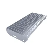 Kovov pozinkovan protiskluzov schodiov stupe (30/2, 34/38) FLOMA SteelStep - 60 x 3