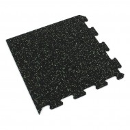 erno-zelen gumov modulov puzzle dlaba (roh) FLOMA IceFlo SF1100 - 100 x 100 x 0,8 cm - zvtit obrzek
