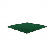 Zelen gumov krajov dopadov dlaba (roh) FLOMA V30/R00 - 50 x 50 x 3 cm - zvtit obrzek