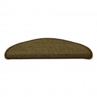 Svtle hnd kobercov plkruhov nlap na schody Sisal - 17 x 56 cm
