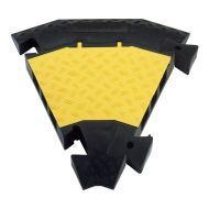 �erno-�lut� plastov� rohov� kabelov� most s v�kem DEFENDER 3 C (zahnut� 45�) - 60 x 7,3 cm