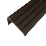 Hn�d� plastov� PVC protiskluzov� schodov� hrana F545 - 250 x 8,2 x 4,5 cm