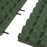 Zelen gumov krajov dopadov dladice (V55/R28) FLOMA - dlka 50 cm, ka 25 cm a vka - zvtit obrzek