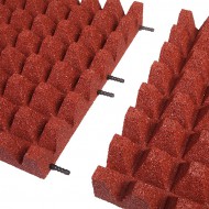 erven gumov dopadov dlaba FLOMA V75/R50 - 50 x 50 x 7,5 cm - zvtit obrzek