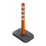 Oranov plastov (PVC) dopravn vstran sloupek FLOMA WP38 - 100 cm - zvtit obrzek