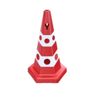 erveno-bl plastov (PVC) reklamn reflexn kuel - 1,6 kg - 36 x 65 cm