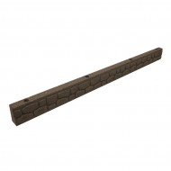 Hnd gumov zahradn obrubnk FLOMA Rockwall - 122 x 5,1 x 8,9 cm