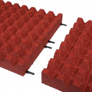 erven gumov certifikovan dopadov dlaba (V80/R28) FLOMA - 50 x 50 x 8 cm - zvtit obrzek