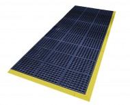 Modr gumov prmyslov protinavov protiskluzov drovan roho Fatigue - 90 x 90 x 1,8  - zvtit obrzek