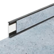 PVC vinylov� soklov� podlahov� li�ta Fortelock Business Tornes urane C010 graphite - 200 x - zv�t�it obr�zek