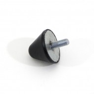 Černý gumový doraz tvaru kužele se šroubem FLOMA - 4 x 3 cm - zvětšit obrázek
