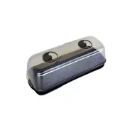 �ern� plastov� zahradn� sadbova� GH76 - 51,5 x 19,5 x 19 cm