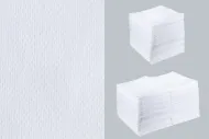 B�l� textiln� jednor�zov� perforovan� rychlosav� �istic� ut�rka FLOMA RDB40 - 70 x 40 cm -