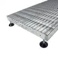 Ocelov venkovn istc pozinkovan nastaviteln vstupn roho FLOMA - 40 x 80 x 4 cm