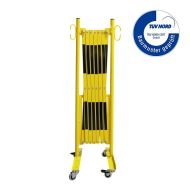 �erno-�lut� kole�kov� mobiln� bari�ra - 3,6 x 1,05 m