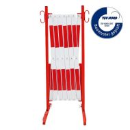 B�lo-�erven� mobiln� bari�ra - 4 x 1,05 m