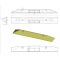 lut plastov parkovac doraz Carstop - 78 x 10 x