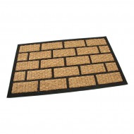 Kokosov istic venkovn vstupn roho FLOMA Rectangle - Bricks - dlka 45 cm, ka 75 c