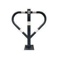 �erno-b�l� ocelov� parkovac� sloupek Butterfly - 55 x 61 cm