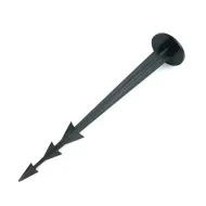 �ern� plastov� kotv�c� h�eb Pin - pr�m�r 3,7 cm x 18 cm - zv�t�it obr�zek