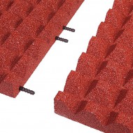 erven gumov krajov dopadov dladice (V55/R28) FLOMA - dlka 50 cm, ka 25 cm a vk - zvtit obrzek