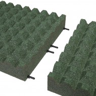 Zelen gumov dopadov dladice (V100/R28) FLOMA - dlka 50 cm, ka 50 cm a vka 10 cm - zvtit obrzek
