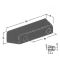 Gumov doraz na kamion FLOMA T5060 - 21 x 5 cm a t