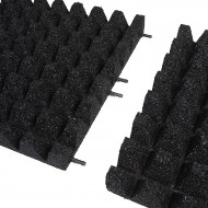 ern gumov dopadov dlaba FLOMA V65/R50 - 100 x 100 x 6,5 cm - zvtit obrzek