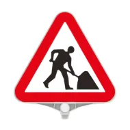 Plastov (PPC) dopravn vstran znaka Prce na silnici FLOMA - 39 x 39 cm - zvtit obrzek
