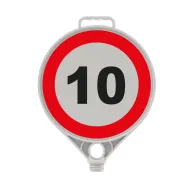 Plastov (PPC) dopravn vstran znaka Nejvy povolen rychlost 10 km FLOMA - 28 x 28  - zvtit obrzek