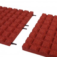 erven gumov certifikovan dopadov dlaba FLOMA V45/R15 - 100 x 100 x 4,5 cm - zvtit obrzek